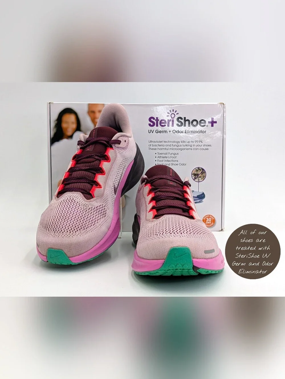 Nike Pegasus 41 Faith Kipyegon Sz 12 Women's Plum Chalk Running Shoes